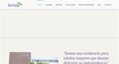 Desktop Screenshot of luminaseniorcare.com