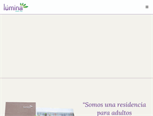 Tablet Screenshot of luminaseniorcare.com